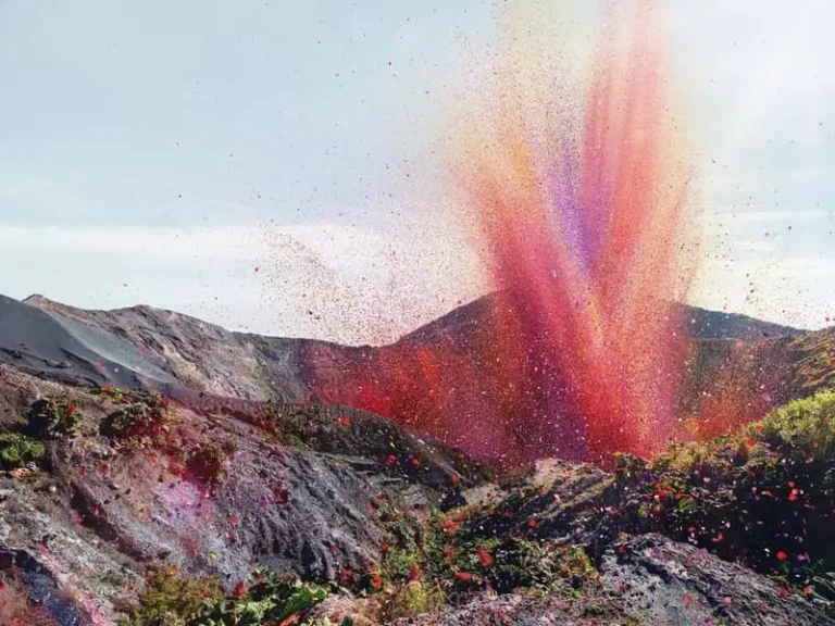 Amazing Flower Volcano in Costa Rica